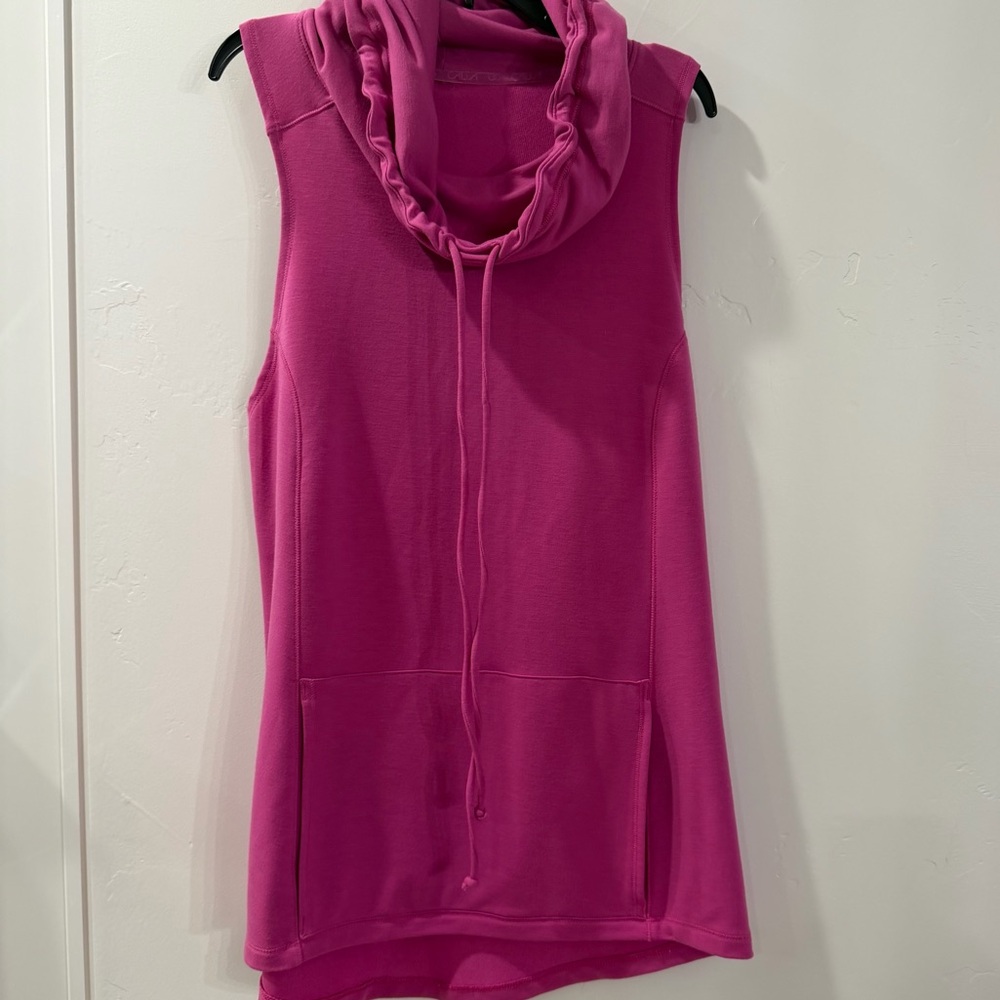 Calia Magenta Sleeveless Hoodie